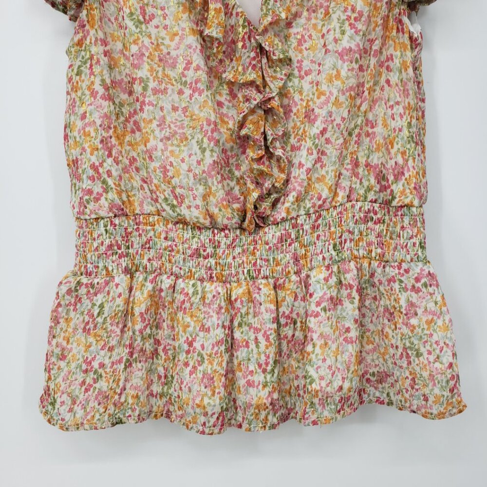 Parker Floral Print Ruffle Top - Picture 5 of 8